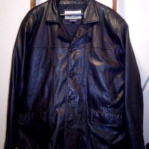 Wilson's M. Julian Black Leather Jacket XL
